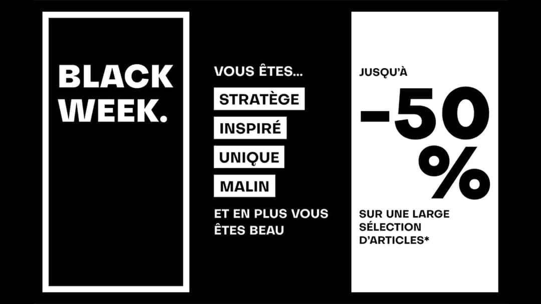 LE BLACK WEEK CHEZ JULES