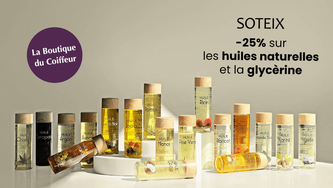 LA BOUTIQUE DU COIFFEUR : HUILES ET GLYCERINE SOTEIX