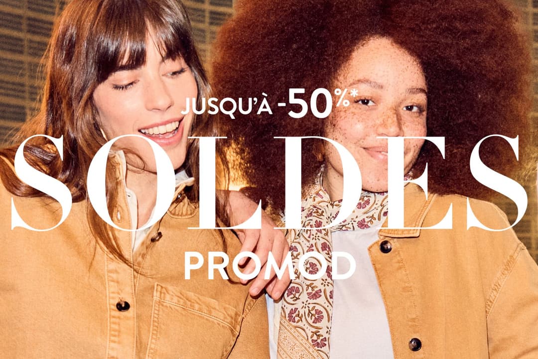 Jusqu'à -50% chez Promod !