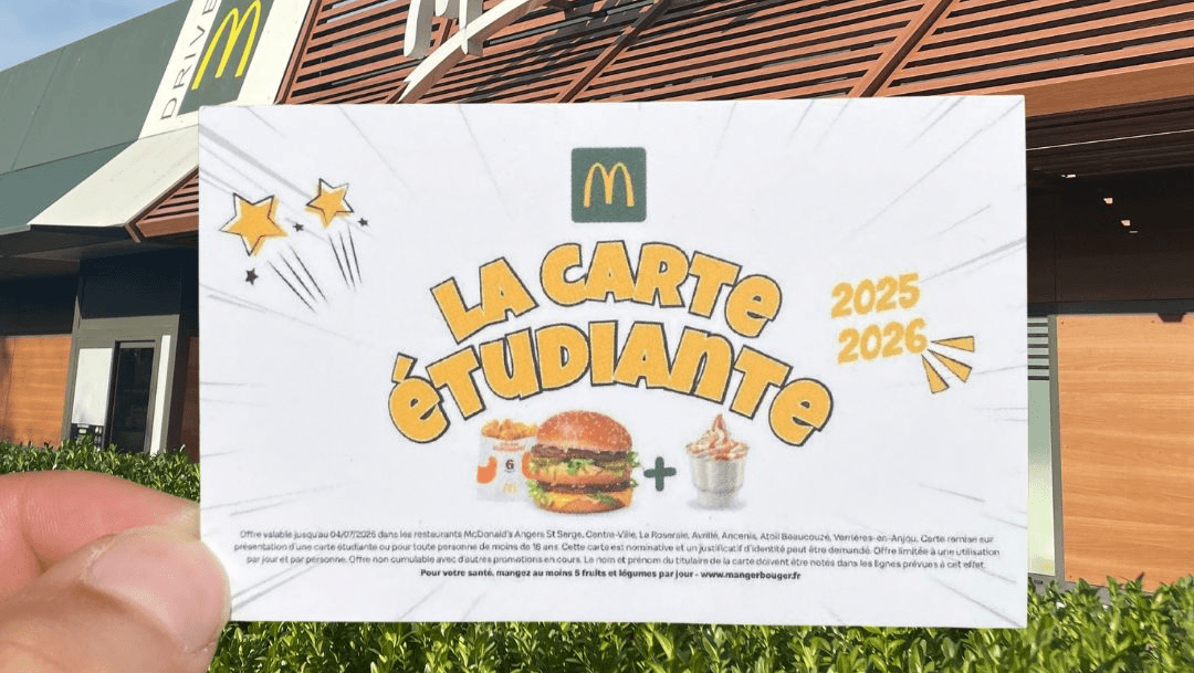 Offre étudiante McDOnard's