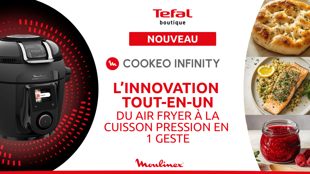 Offre nouveau Cookeo Infinity chez Tefal !