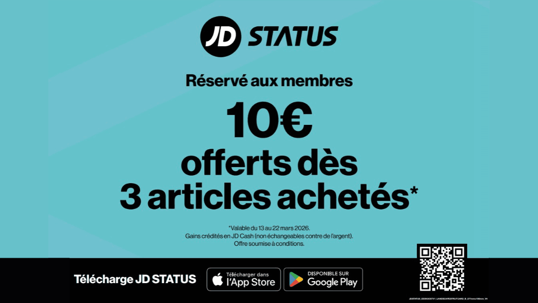 Encore une fois, la fidélité paye chez JD Sports !